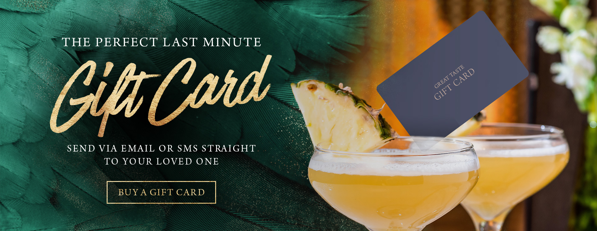 Give the gift of a gift card at The Hand & Sceptre