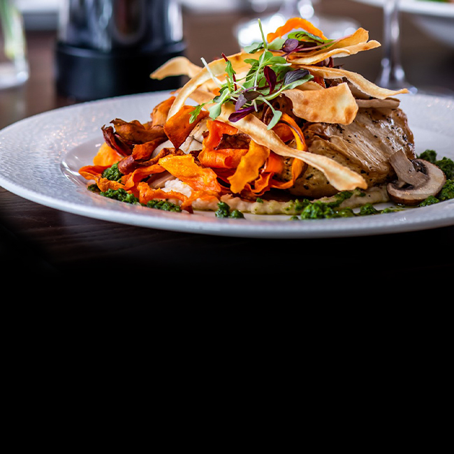 Vegan menu at The Hand & Sceptre