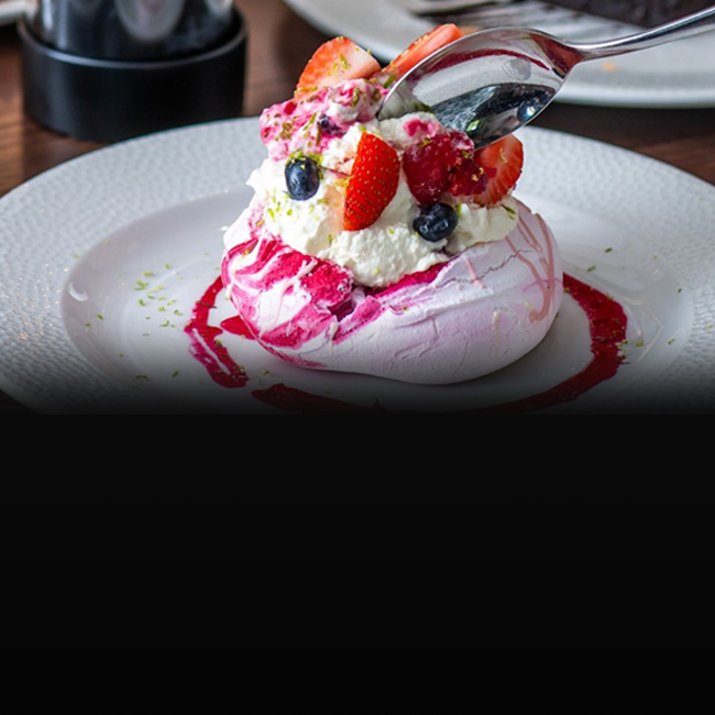 Dessert menu at The Hand & Sceptre