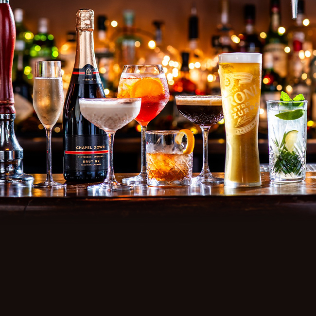 Wine & Drinks menu at The Hand & Sceptre