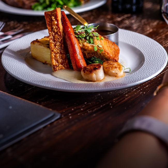 Explore our great offers on Pub food at The Hand & Sceptre