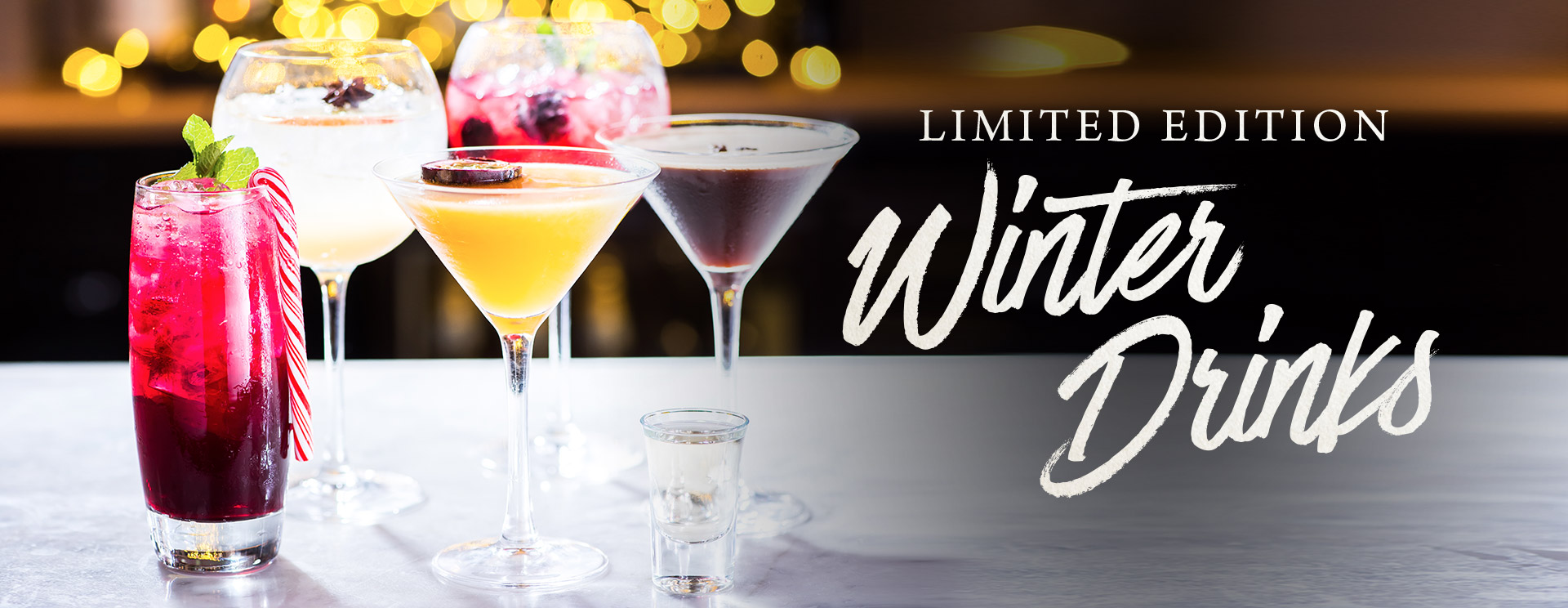 Winter cocktails and long drinks at The Hand & Sceptre