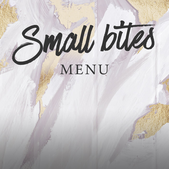Small Bites menu at The Hand & Sceptre 